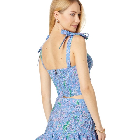 NWT Lilly Pulitzer Rosalie 2-piece Set in Blue Peri The Turtle Package. Size 00. - Picture 2 of 9